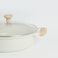 VAV GET 28 CM Shallow Casserole with Lid &ndash; Ceramic Non-Stick, Lattice Series, Induction Compatible