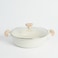 VAV GET 28 CM Shallow Casserole with Lid &ndash; Ceramic Non-Stick, Lattice Series, Induction Compatible