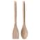 2-Piece Kitchen Utensil Set, Beech
