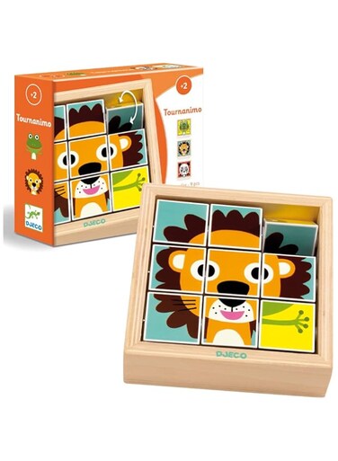 Djeco Wooden Block Tournanimo Puzzle