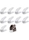 TOMVAES Set Of 9Pcs Adjustable Shoe Slots Organizer,Double Deck Shoe Rack Design,Space Saver Shoe Rack Holder for Shoes Sneakers High Heels