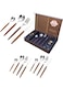 Luxury Silver Cutlery Set with Wooden Handles &acirc;&euro;&ldquo; 12-Piece Stainless Steel Flatware (3 Complete Place Settings: Knife, Fork, Spoon, Teaspoon) for Elegant Dining &amp; Special Occasions