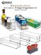 Sets of 8 Stackable Fridge Storage Bins Set, Organize Refrigerators, Freezers, Kitchen, and Countertops with Ease.