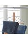 Box Forest 4-Layer Wooden Space Saving Trousers Hanger 16 x 29.5 x 1.2 cm