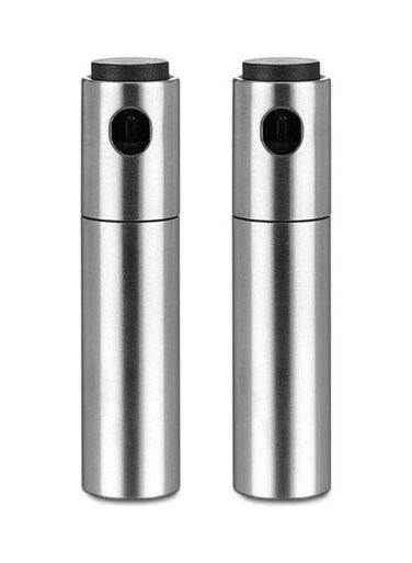 Oil Sprayer Dispenser Stainless Steel Kitchen Oil And Vinegar Sprayer Barbecue Marinade Spray Bottle 2Pcs Multicolour