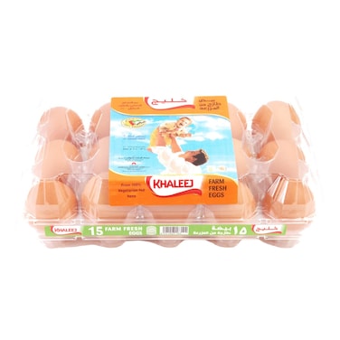 Khaleej, Brown Large Eggs, Pack of 15