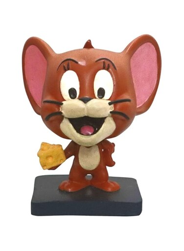PosterPapaa Jerry Mouse Bobblehead Figurine, Cute Looking, 7 cm Tall, Perfect for Desk, Home, Office and car,for 15+ Years Age.