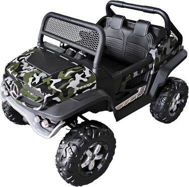 Lovely Baby Powered Riding Jeep for Kids LB 858DX, Electric Ride-on Vehicle,Power Truck, Light, Music, Best Gift for Children 2-6 Yrs - Green