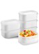 8PCS Food-Grade Freezer Containers with Lids, Bpa-Free Small Plastic Storage Containers for Meal Prep Freezing Portioning, Reusable Storage Containers Ideal for Kitchen Organization and Daily Use