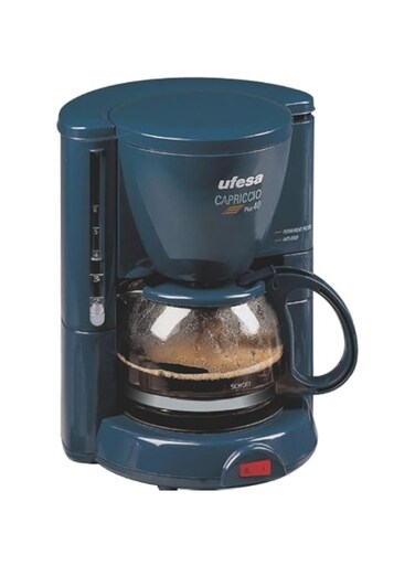 Ufesa Capriccio Plus 40 CG1602 Filterkaffeemaschine 650 W, 230 V, 50 Hz, 24 x 29.5 x 20 cm Blue
