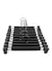 Pants Hanger with Adjustable Anti-Rust Clips for Pants, Skirts, Clothes Hanger, Hangers Clothes Black (10 Pack)