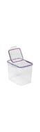 Snapware 1098425 17-Cup Airtight Flip Storage Container, Plastic, Polypropylene, Clear