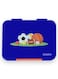 Essen Bento Large Lunch Box for kids boys - Blue Sports balls