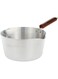 Aluminium Wooden Handle Milk Pan, 22Cm, RKMP09, Tea Pan , Rice Pan , Sauce Pan , Coffee Pan Silver/Black 22x12cm