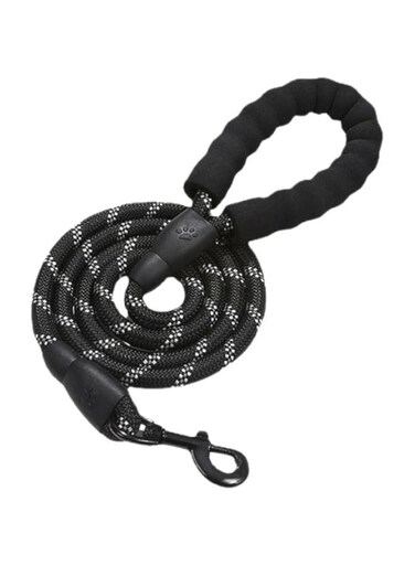 RUQIWEMI Pet Strong Leash (5FT, Black)