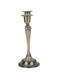 3 Arms Metal Candelabra, European Retro Elegant Candle Holder, 10.6 Inch Tall Candlestick Centerpiece Pillar Candle Stand for Wedding, Dining Table, Halloween Christmas Party, Home Decoration (Bronze)