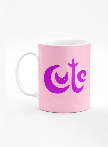 Designer Printed Coffee Mug with Heavy Duty Handle 11oz Ceramic Personalised Gift Mugs Cup [Microwave Safe &amp; Dishwasher Proof] - Cute