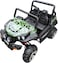 Lovely Baby Kids Powered Riding Car/Jeep LB 2588DX Kids Electric Jeep chageable Jeep with Remote Control, LED Lights, and Music - Green