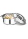 Stainless Steel Casserole Hot Pot 1.2 Litre &acirc;&euro;&ldquo; Serving Bowl with Lid for Hot Food, PU Insulated Design Keeps Food Warm for Hours, Food Container for Home, Kitchen &amp; Dining, Galaxia 1000, Silver Silver 1200 ml