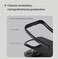 Iphone 16 Pro Case Cover,Super Frosted Shield Pro Matte All-Round Protection Anti-scratch Slim Luxury Hard Back Soft Border (PC+TPU) Cover Raised Bezel Camera Protect Cover for Iphone 16 Pro Black