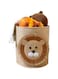 Cute patterns 35cm*35 of cmtoy basket，storage basket，Toy Storage Basket for Kids Baby，Applicable to for Kids Toys Room, Nursery, Home,Gift Basket, Office, Bedroom, Clothes (lions)