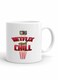 Your Wall 90s Style Netflix and Chill Design Printed Ceramic Coffee Mug 325ml, Perfect Gifting by Spoil Your Wall