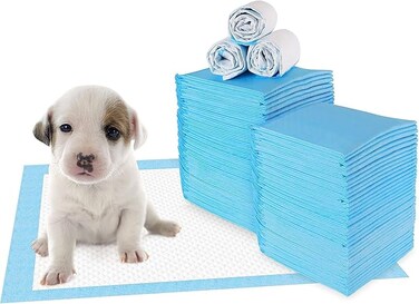 100 PACK Puppy Training Pads for Dog Pet Pee Absorbent Toilet Pee Wee Mat Anti Slip Leakproof (100 PACK-45 * 33CM)