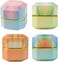 4Pcs Mini Tea Tins Tea Storage Containers Coffee Tins Gift Candy Cans Food Storage Container for Tea Coffee Candy Chocolate Sugar Spices