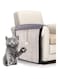 Goglor Sisal Sofa Shield Cat Scratching Mat with Interactive Toy