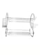 2 Shelves Kitchen Dish Rack Silver