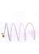 Cat Tunnel Toy, Folded Cat Tube Tunnel,Gertar Cat Toy,Gertar Cat Tunnel Toy,Gertar S-Type Cat Tunnel Toy,Collapsible Cat Tunnel Toy,Interactive Cat Toys for Indoor Cats (Purple)