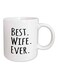 Best Wife Ever Printed Mug White/Black