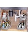 Puricon 2 Pack Under Sink organizer Pull Out Under Sink Organizers and Storage, 2-Tier Multi-Use Bathroom Organizer Under Sink Shelf with Sliding Drawer Kitchen Sink Organizer Under Cabinet -Grey