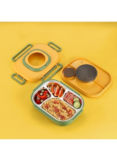 Lunch Box For Girl Boy Kids 1500ML With Tableware Portable Heated Sealed Insulated Leak Proof Bento Box Meal And Fruit Container