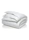 Lightweight King Duvet 220&Atilde;&mdash;240 cm &acirc;&euro;&ldquo; 65 GSM Soft Microfiber Cover, 250 GSM Fibre Fill, Breathable Everyday Comforter - Microfiber White