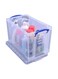 Useful Storage BoxClear: Transparent , Stackable storage,Utility box, Space-saving storage, Multi-purpose container - 24 Litre