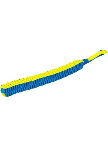 duvoplus Duvo Supa' Nylon Tug Stick S - 30 x 30cm - Blue/Yellow Dimension - 30 x 30cm