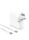 61W USB C PD Macbook Charger for Macbook Pro/Air 13 inch 2016-2022, iPad Pro 12.9/11 inch, iPhone 16 15 14 Series, A1947 and Other Type C Devices Power Adapter, USB C to USB C Cable Included