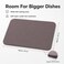 FITTO Large Rectangular Felt Heat Insulation Pad - Rounded Corners, Mauve Brown, 30 x 22 cm
