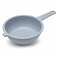FITTO Plastic Mesh Strainer - With Handle, Blue-Grey, Dia 20 x H 8 cm