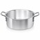 FITTO Casserole Pot - Wide and Shallow, Silver, 30 cm