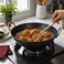 FITTO Kadai Pan - Riveted Loop Handles, Black, 34 cm