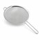 FITTO Mesh Strainer - Large Flat Fine Mesh, Silver, Dia 22 cm