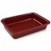 FITTO Rectangular Baking Tray - Deep Roasting Pan, Glossy Red, 35 x 25 cm