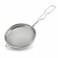 FITTO Mesh Strainer - 14 cm, Twisted Wire Handle, Silver, 14 cm Diameter x 30 cm Length