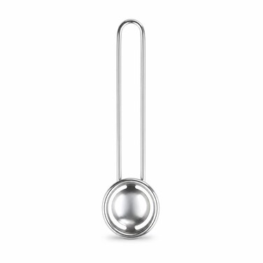 FITTO Egg Separator - Stainless Steel Wire Handle, Silver, 17 x 5 cm