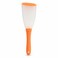 FITTO Silicone Spatula - Translucent White Head with Orange Handle, 25 x 5 cm