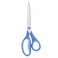 FITTO Office Scissors - Stainless Steel Blades, Soft-Grip Blue Handle, 21 cm