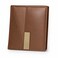 FITTO Men's Bifold Wallet - Multiple Card Slots and Note Compartment, Tan/Gold