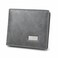 FITTO Men's Bifold Wallet - Multiple Card Slots and Note Compartment, Grey